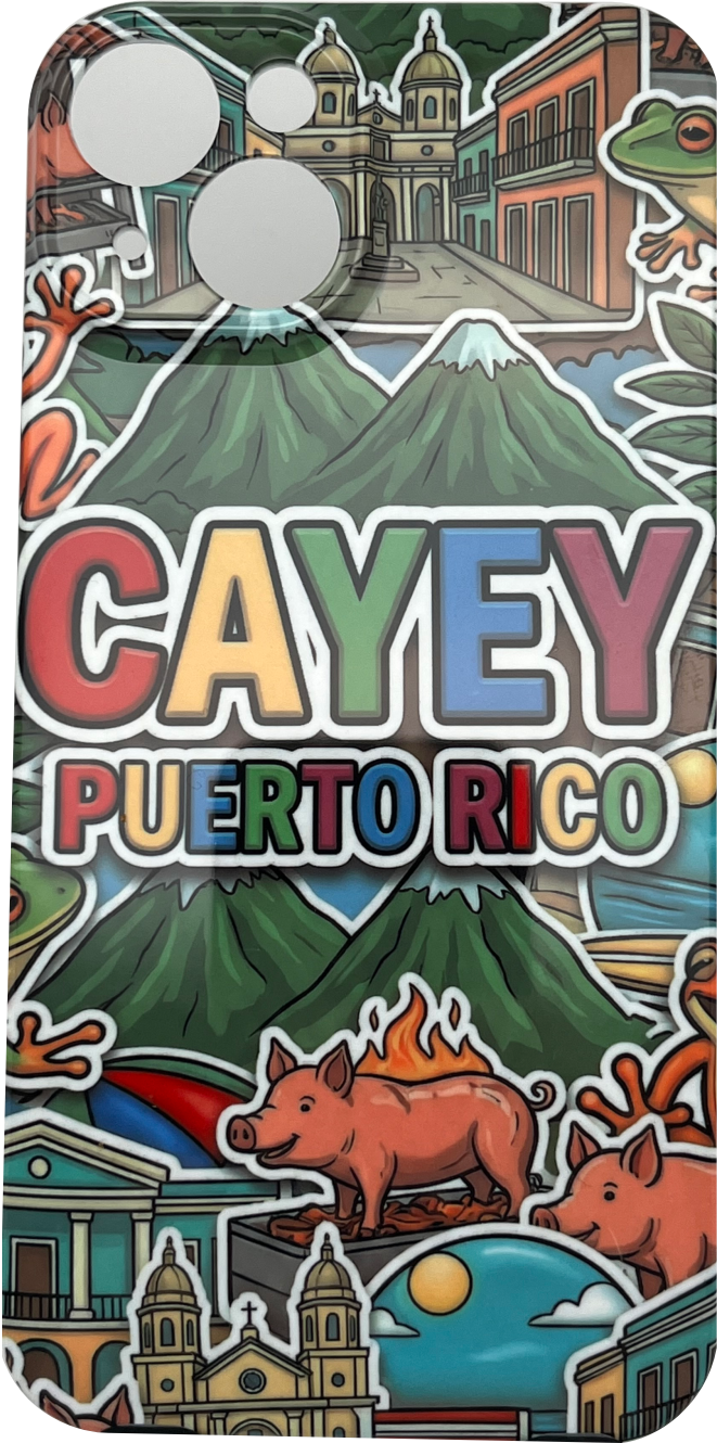 Puerto Rico Towns 3D Phone Case - iPhone & Android