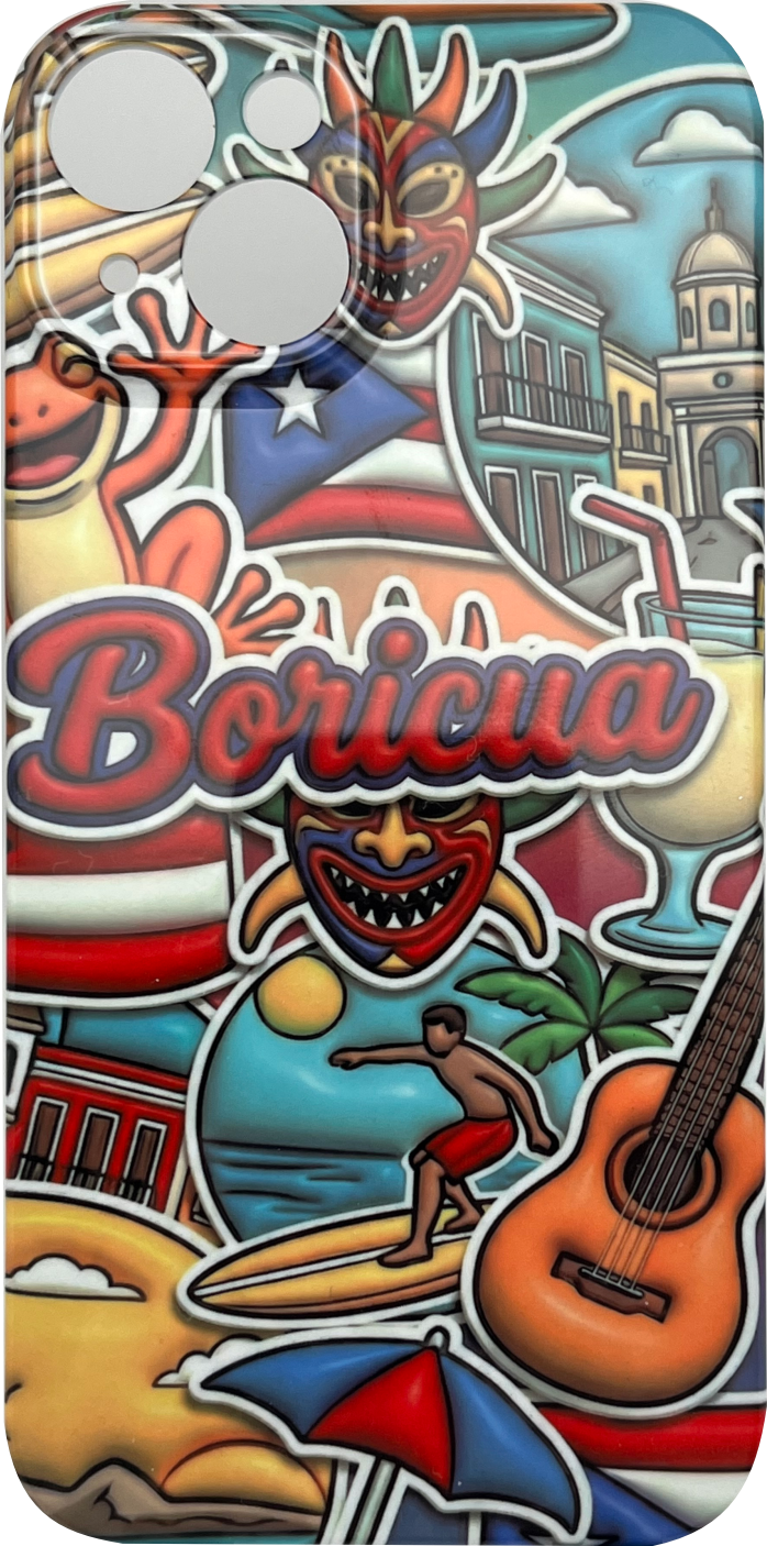 Puerto Rico Towns 3D Phone Case - iPhone & Android