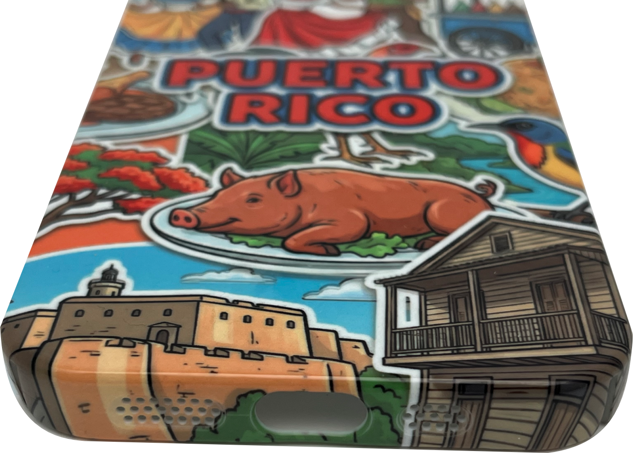 Puerto Rico Towns 3D Phone Case - iPhone & Android