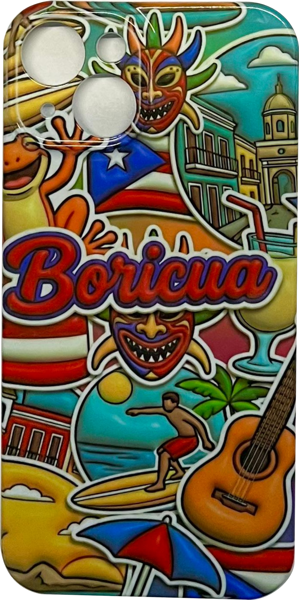 Puerto Rico Towns 3D Phone Case - iPhone & Android