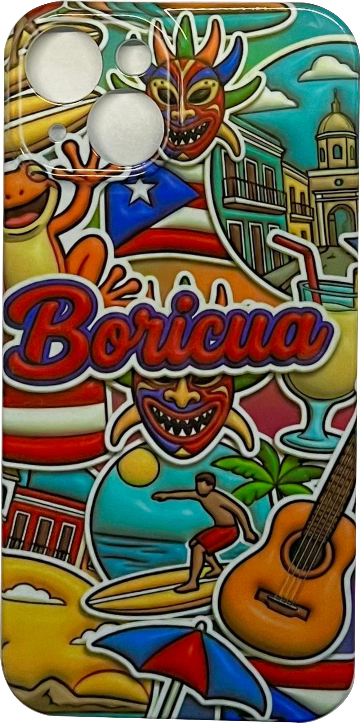 Puerto Rico Towns 3D Phone Case - iPhone & Android