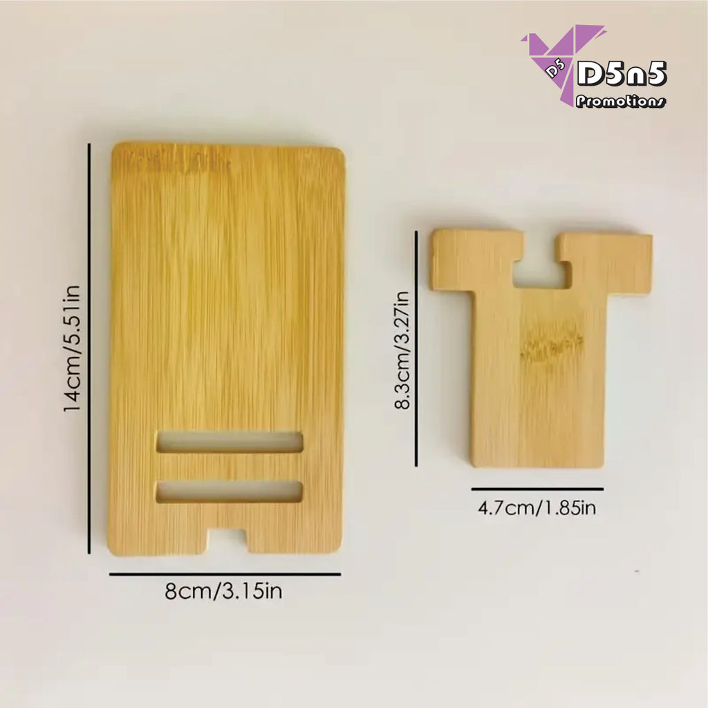 Wooden Phone Stand Puerto Rico Souvenirs Eco-friendly bamboo phone holder Engraving