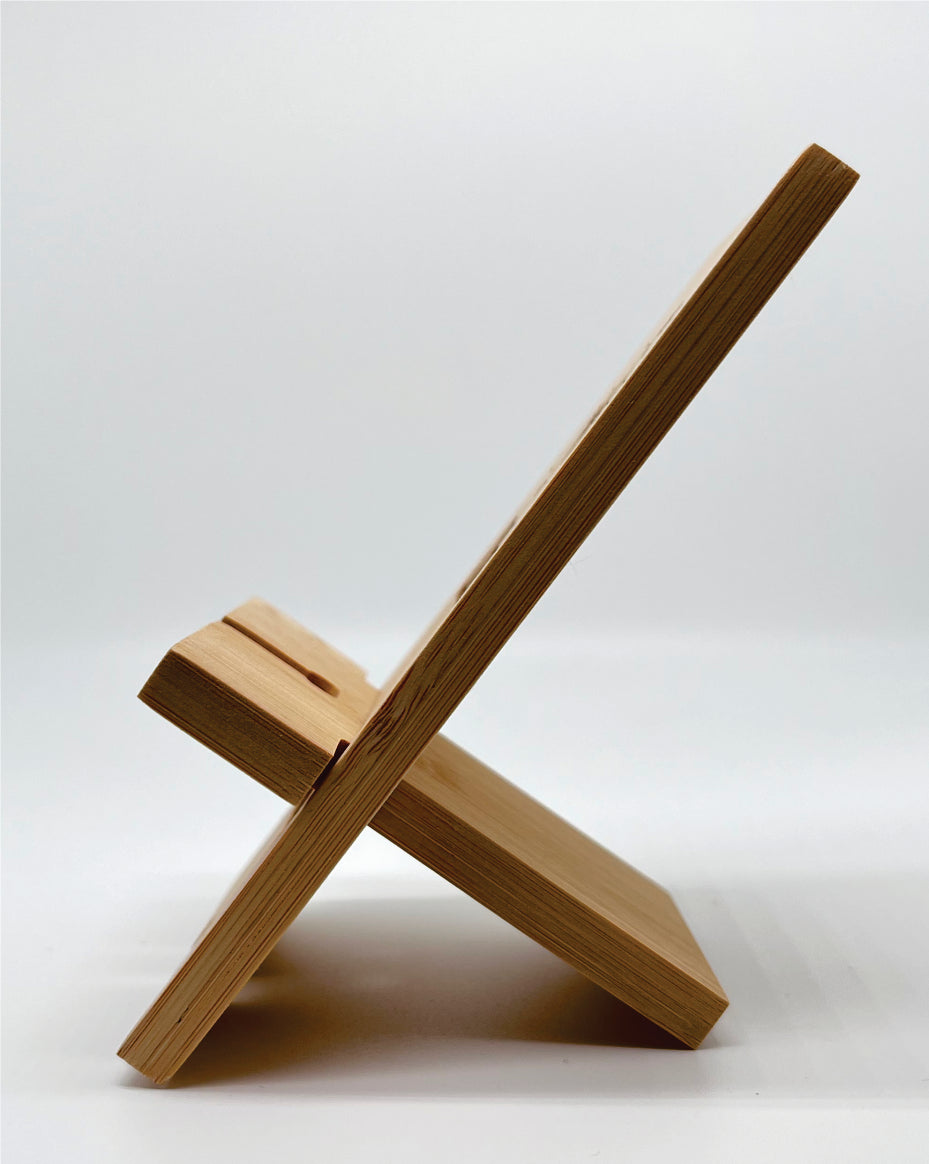 Wooden Phone Stand Puerto Rico Souvenirs Eco-friendly bamboo phone holder Engraving